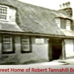 Castel Street Home of Robert Tannahill